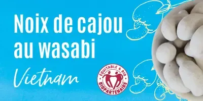 Noix de cajou au wasabi