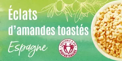 Éclats d'amandes toastés