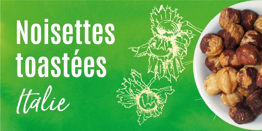 Noisettes toastées