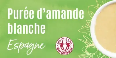 Purée d'amande blanche