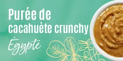 Purée de cacahuète crunchy