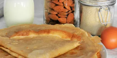 Crêpes sans gluten, sans lactose
