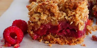 Crumble Amandes - Framboises