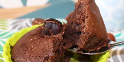 Coeur fondant au chocolat et noisettes