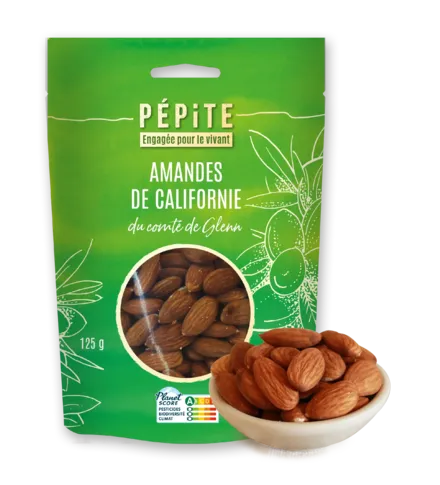 Les amandes du comté de Glenn en Californie