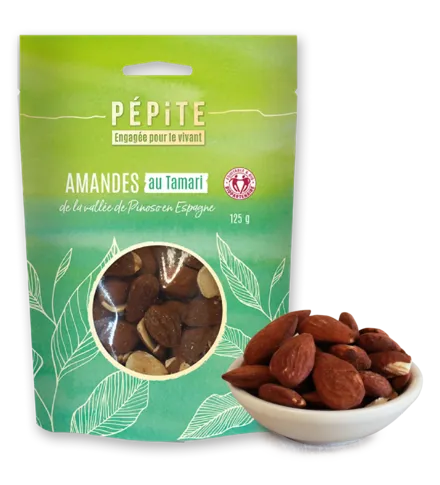Les amandes au Tamari de la vallée de Pinoso en Espagne