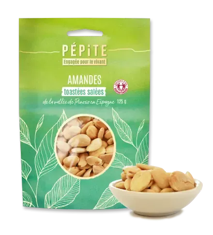 Les amandes toastées salées de la vallée de Pinoso en Espagne