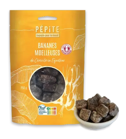 Les bananes moelleuses  de Cerecita en Equateur