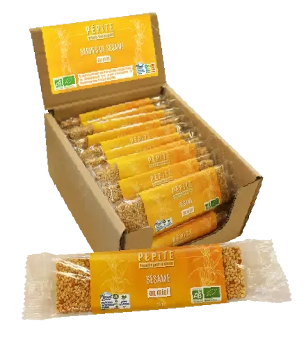 Les barres de sésame au miel