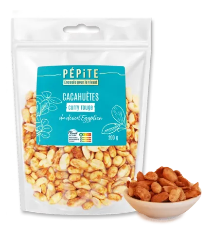 Les cacahuètes au curry rouge du désert Égyptien