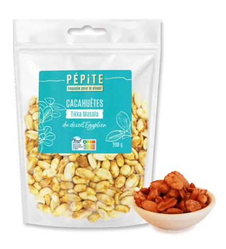 Les cacahuètes Tikka Masala du désert Égyptien
