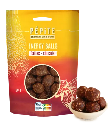 Les energy balls Dattes - Chocolat