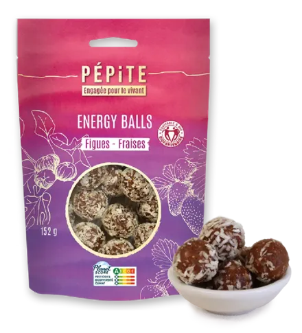 Les energy balls Figues - Fraises