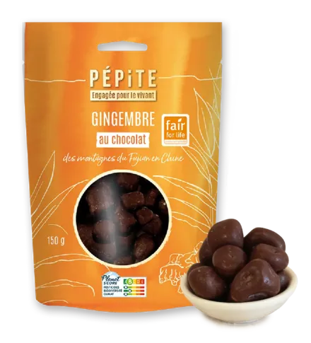 Le gingembre au chocolat  des montagnes du Fujian