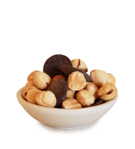 Le mélange noisettes chocolat