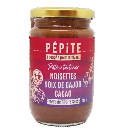 La pâte à tartiner 75% Ultra riche en fruits secs !