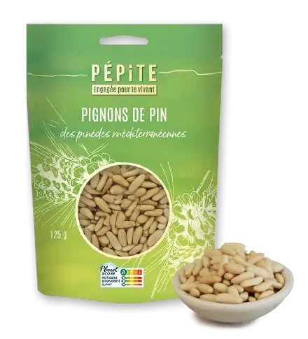 Les pignons de pin  des pinèdes méditerranéennes en Espagne