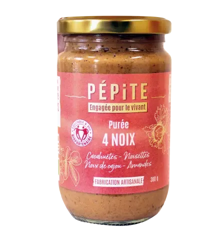 La purée 4 noix Bio et équitable