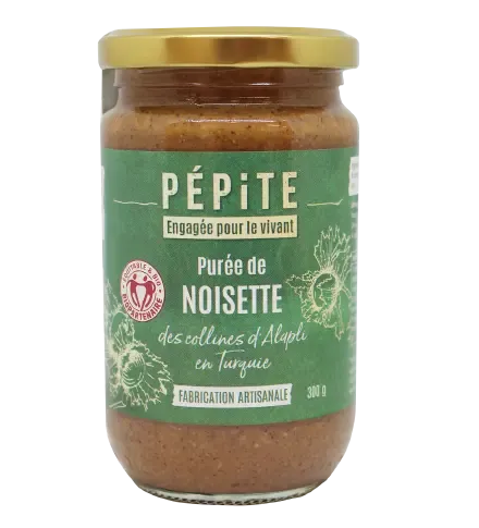 La purée de noisette des collines d'Alapli en Turquie