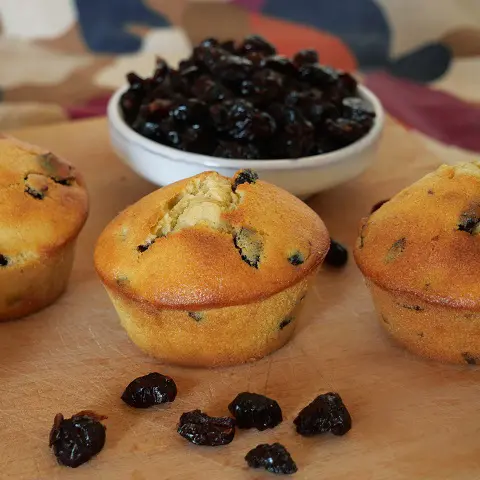 Muffins aux cranberries