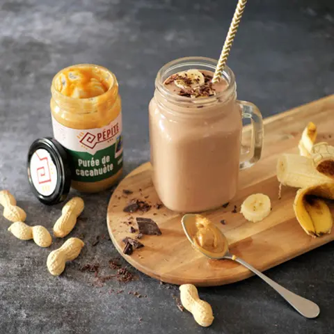 Smoothie Banane Cacahuète