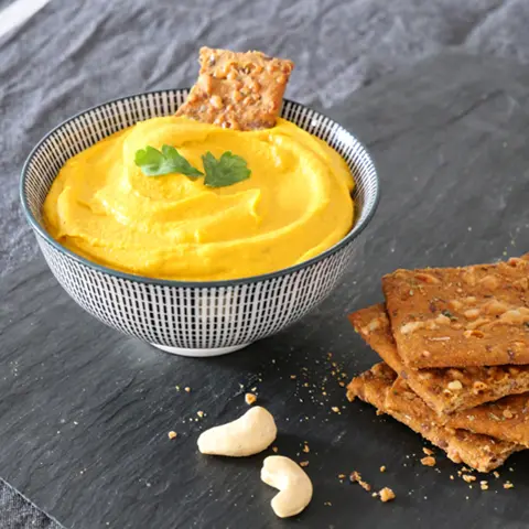 Tartinade de carottes et cajou