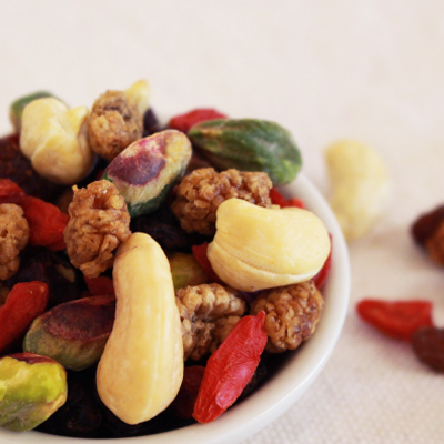 Bol de fruits secs