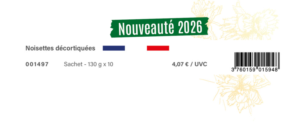 Tarif noisette française