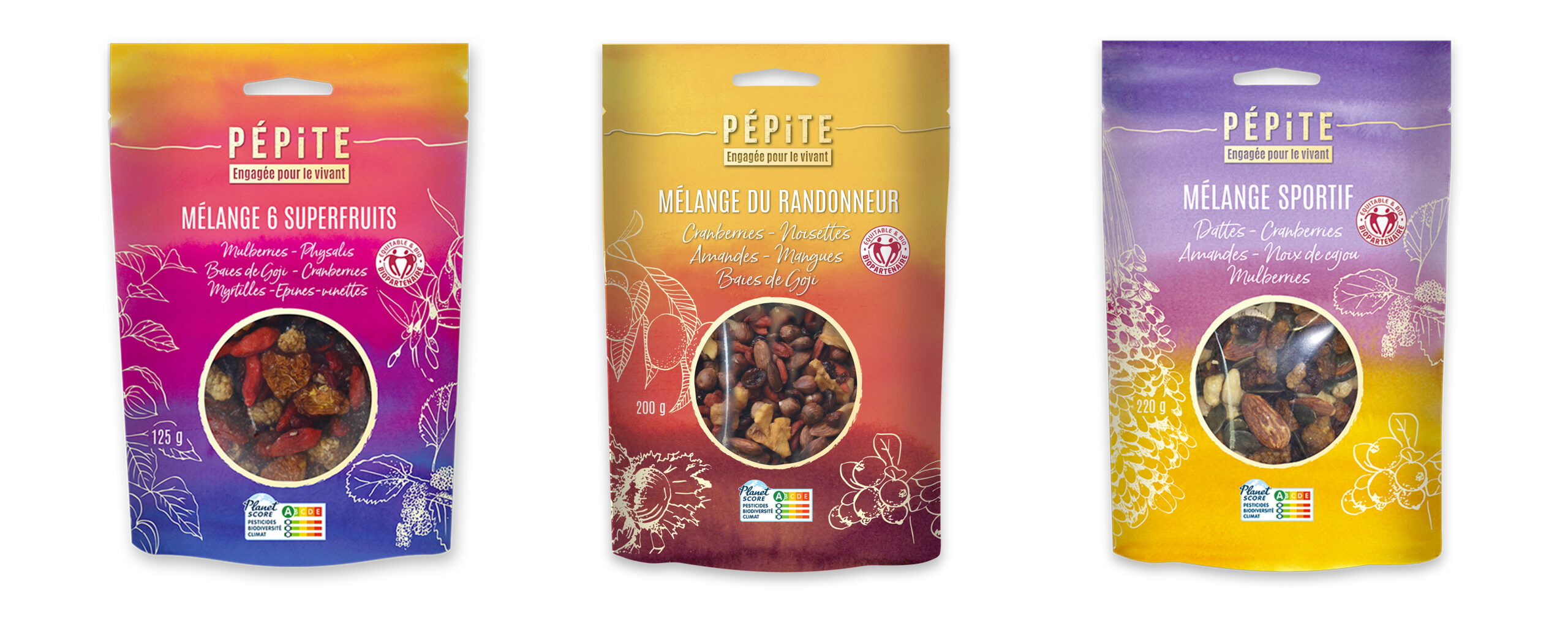 Présentation des mélanges Pépite